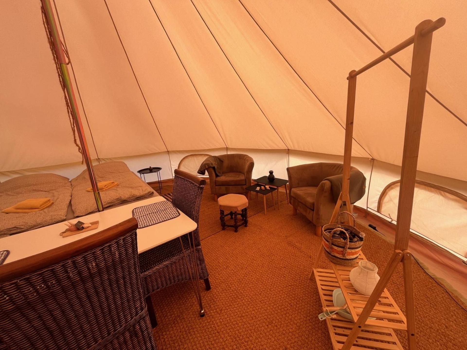 ホテル Lango Fjord Glamping Nr 2 ナクスコウ エクステリア 写真