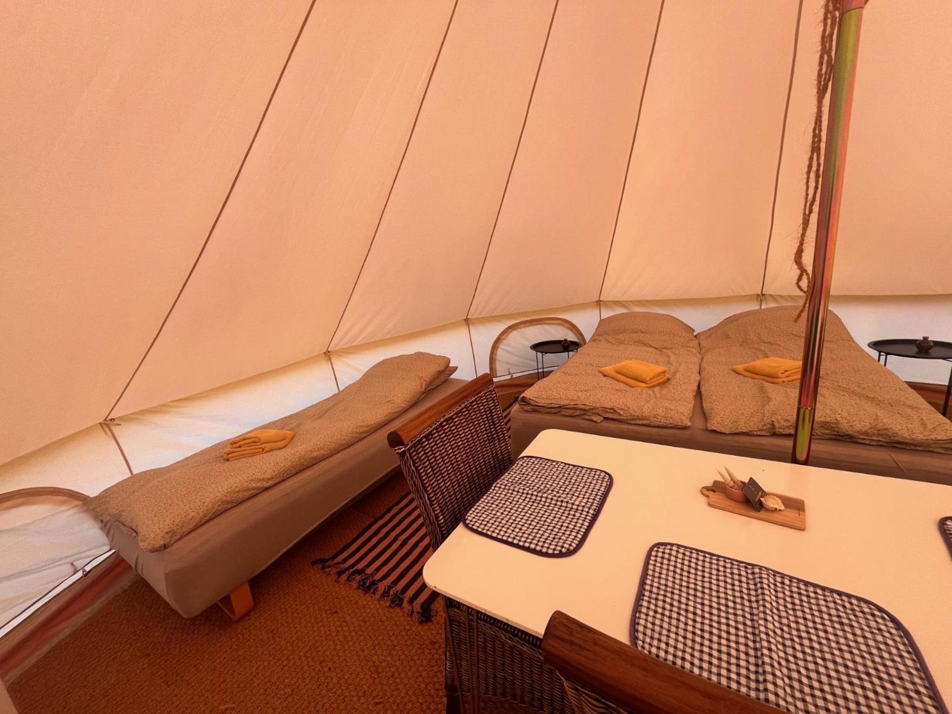 ホテル Lango Fjord Glamping Nr 2 ナクスコウ エクステリア 写真