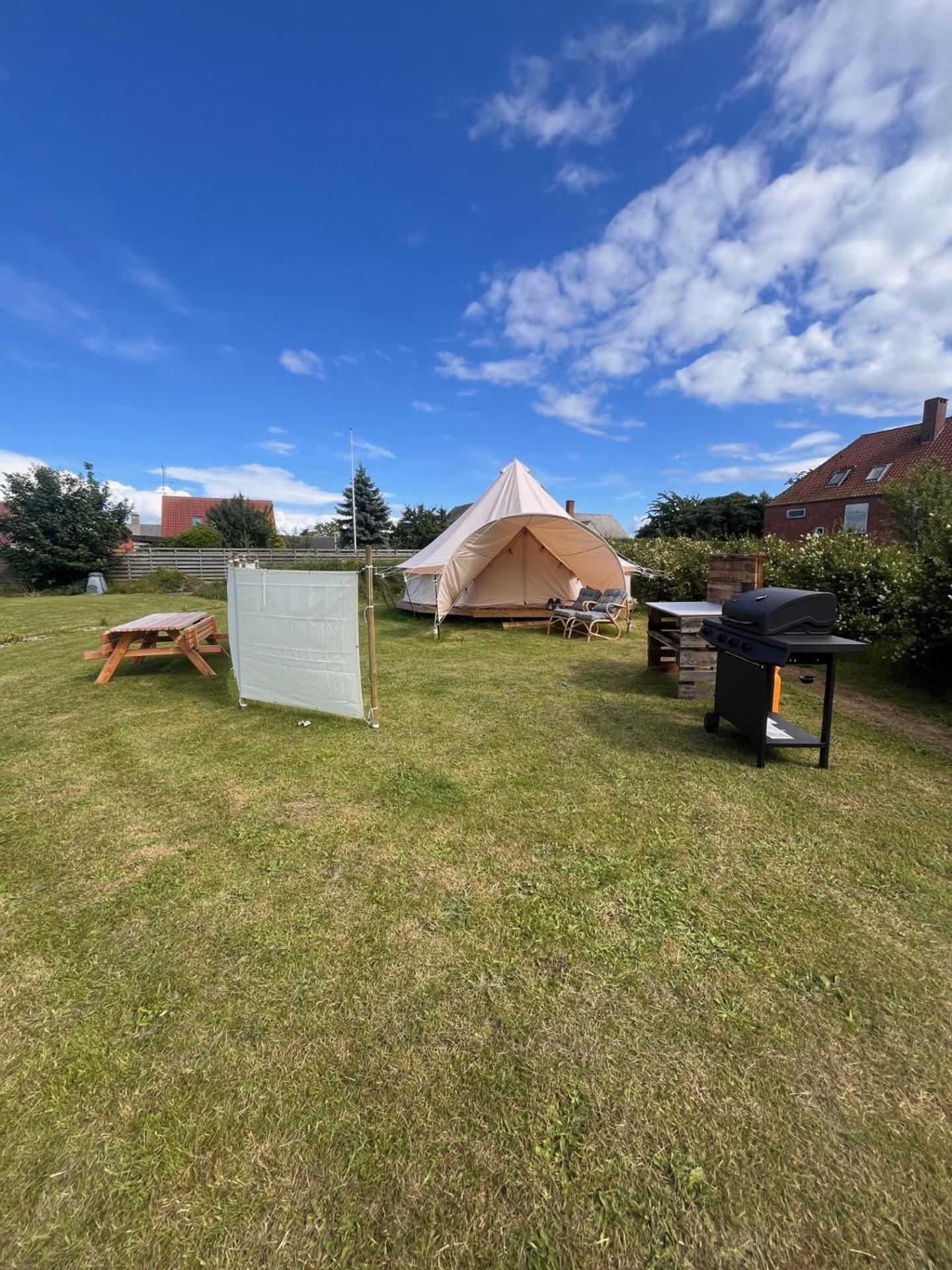 ホテル Lango Fjord Glamping Nr 2 ナクスコウ エクステリア 写真